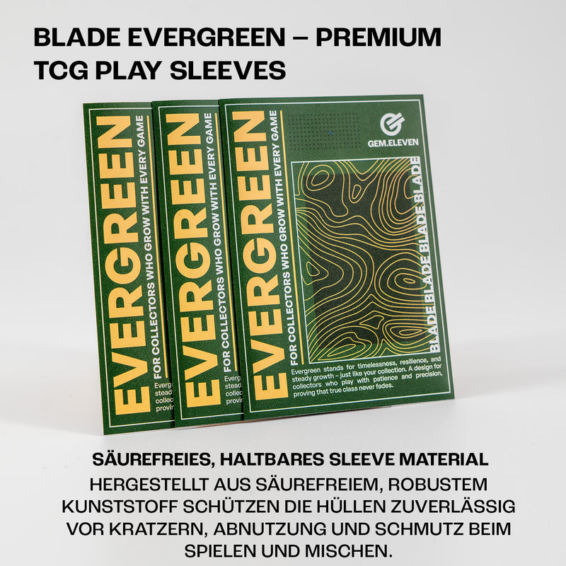 Gem.Eleven Blade Evergreen – Full-Art Dual Sleeves 100 Stück