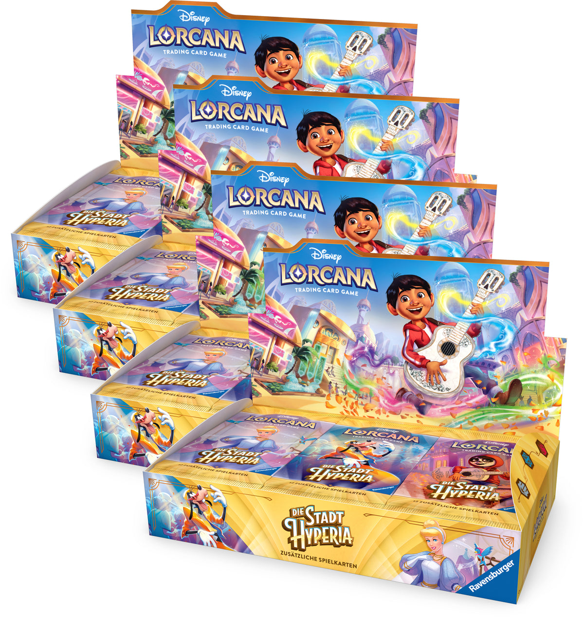Disney Lorcana - Die Stadt Hyperia Sealed Display Case DE