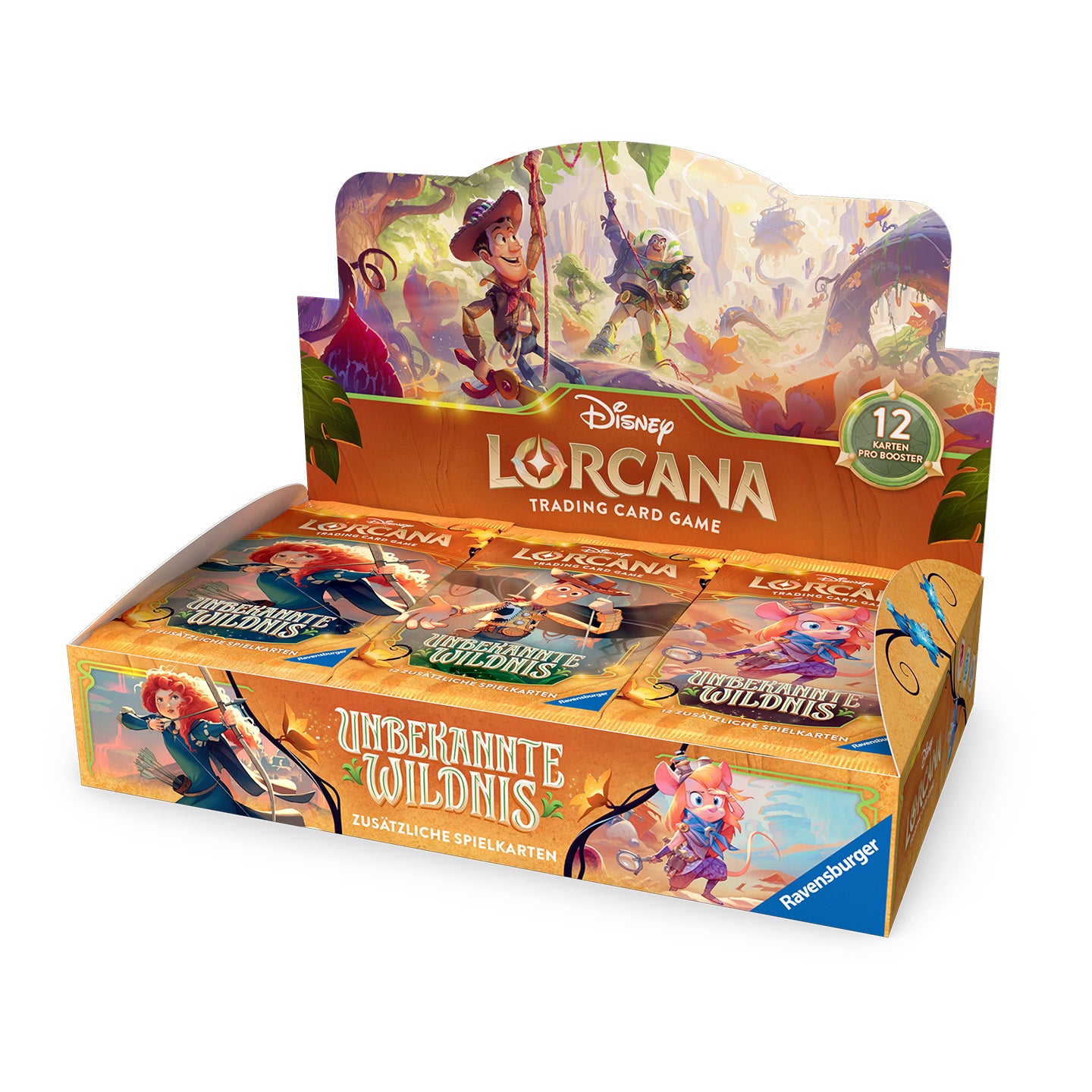 Disney Lorcana – Unbekannte Wildnis Booster Display (24 Packs) | Deutsch