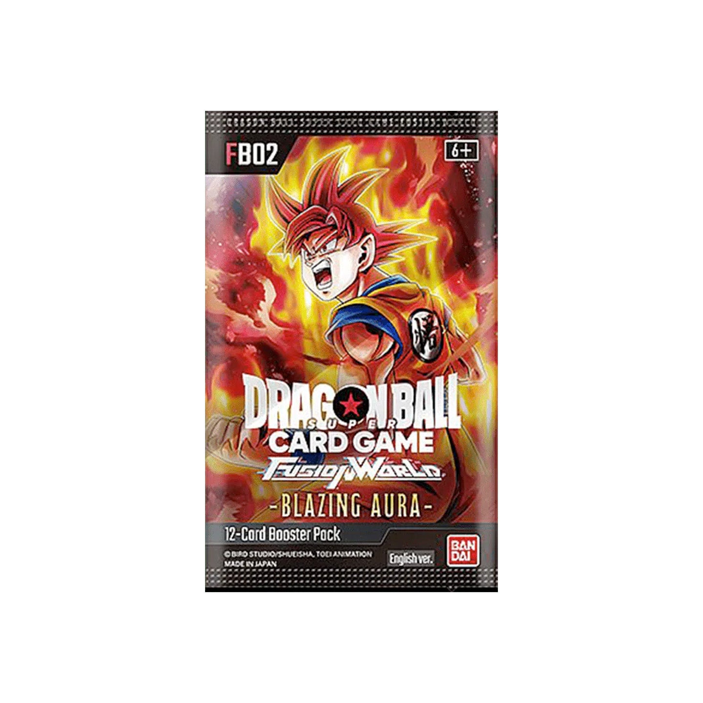 Dragonball Super – Blazing Aura FB02 Booster (12 Karten) | Englisch
