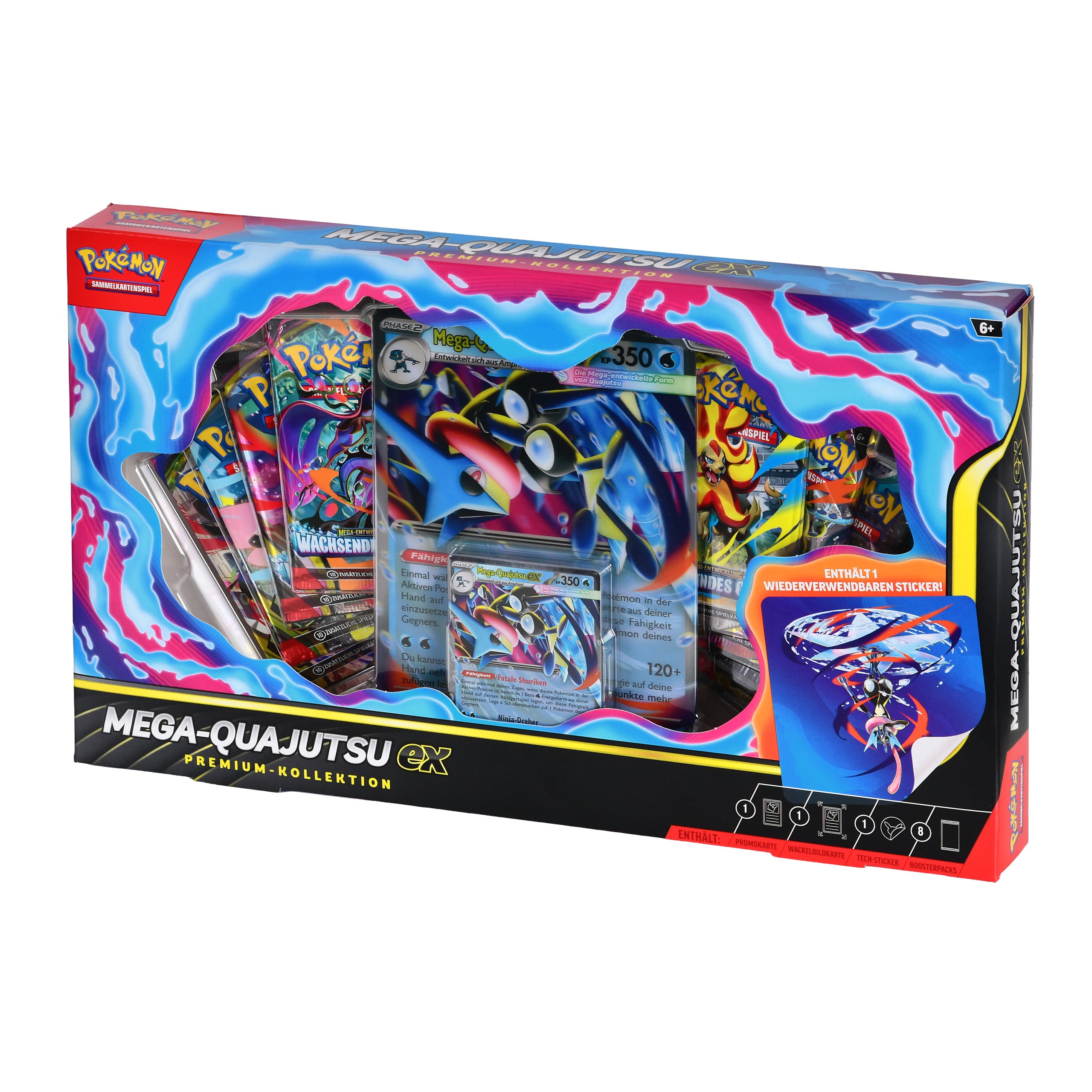 PKM Mega Quajutsu EX Premium Kollektion – Pokémon TCG | Deutsch