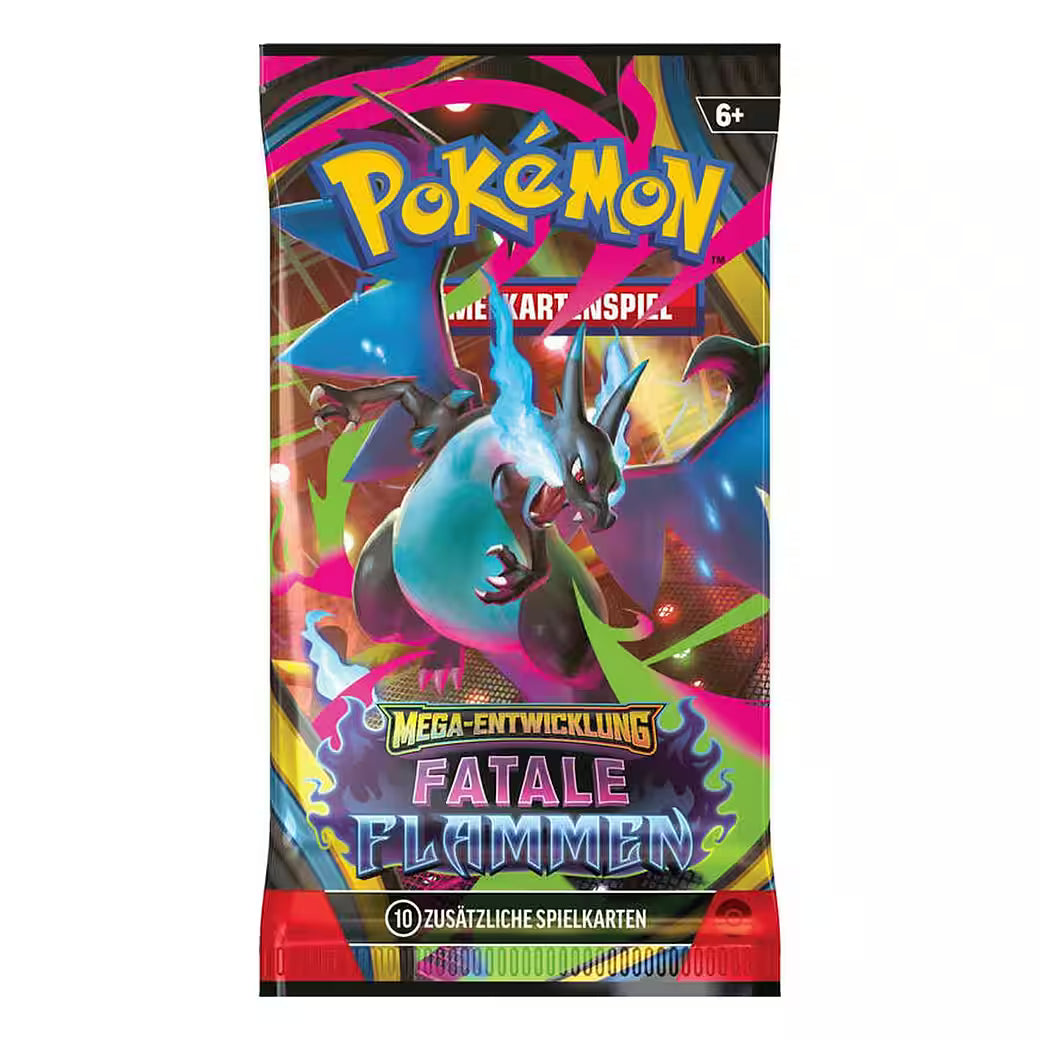 Pokemon Mega Entwicklung Fatale Flammen Booster Pack | Deutsch