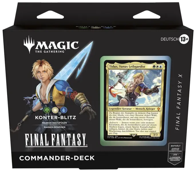 Final Fantasy - Commander-Deck Konter-Blitz (Final Fantasy X) - deutsch  Final Fantasy - Commander-Deck Konter-Blitz (Final Fantasy X) - deutsch  Final Fantasy - Commander-Deck Konter-Blitz (Final Fantasy X) - deutsch