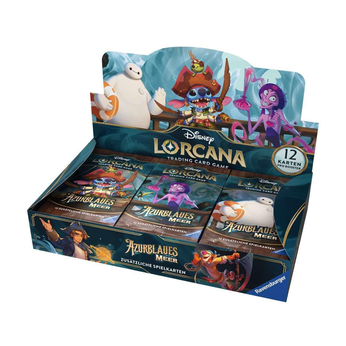 Disney Lorcana – Azurblaues Meer Booster Display (24 Packs) | Deutsch