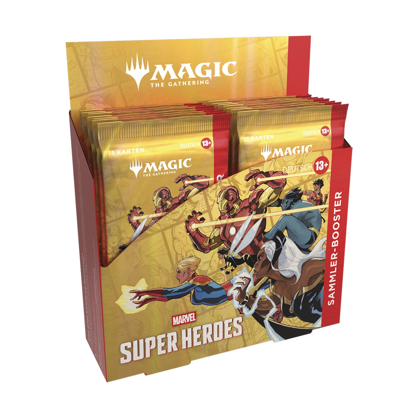 MTG Marvel Super Heroes Collector Booster Display (12 Packs) – Magic: The Gathering | Deutsch