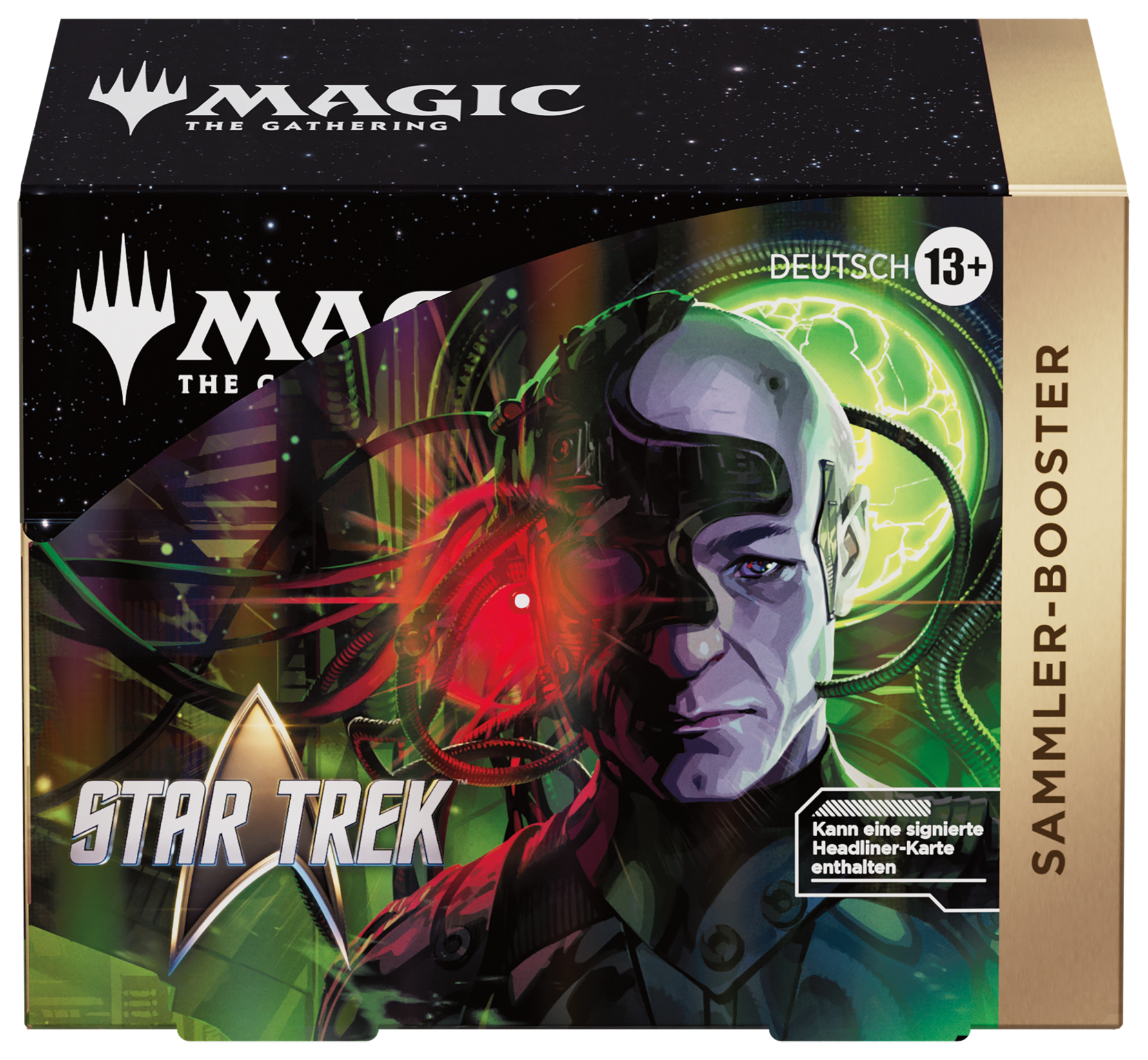 MTG Star Trek Collector Booster Display (12 Boosters) Deutsch – Seitenansicht
