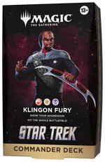 MTG Star Trek Commander Deck Klingon Fury (Englisch)