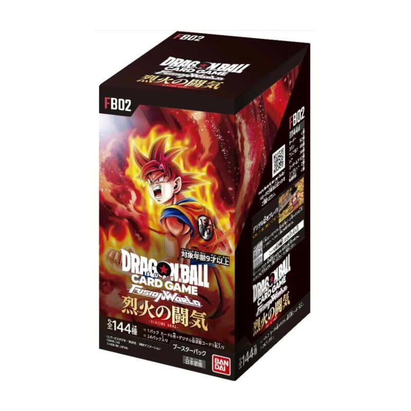 Dragonball Super – Blazing Aura FB02 Booster Display (24 Packs) | Japanisch