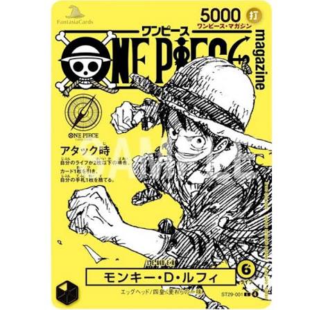 One Piece: Monkey D. Luffy ST29-001 Promo – ONE PIECE Magazine Vol. 2 Sealed | Japanisch