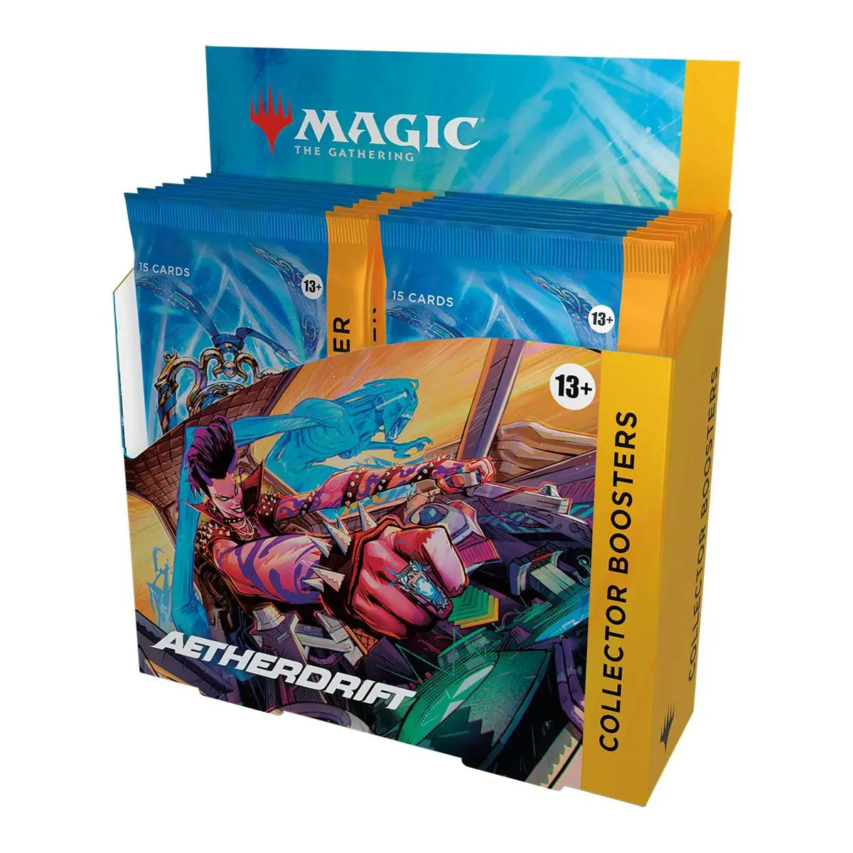 MTG Aetherdrift Collector Booster Display (12 Packs) – Magic: The Gathering | Englisch