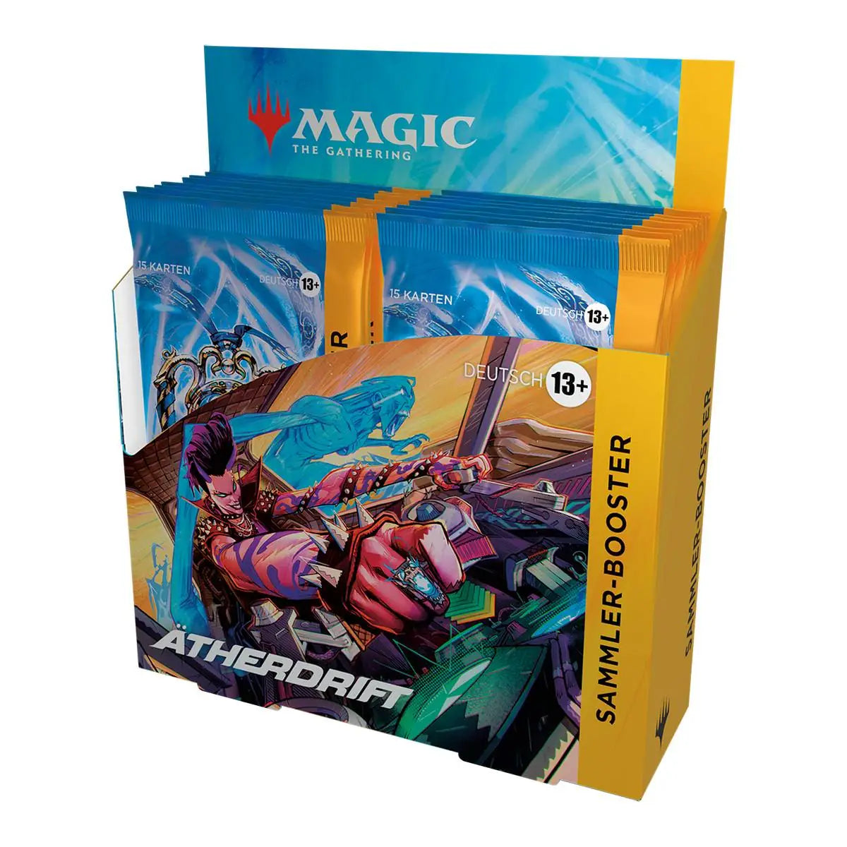 MTG Aetherdrift Collector Booster Display (12 Packs) – Magic: The Gathering | Deutsch