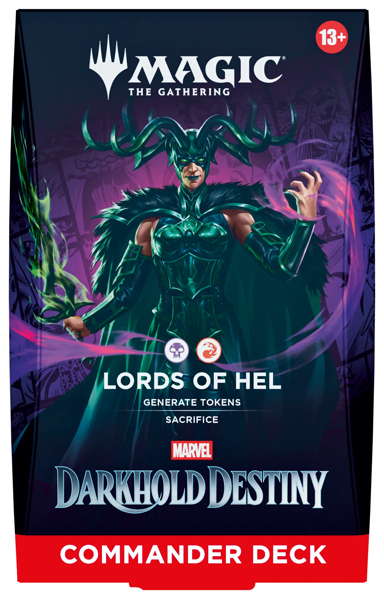 Magic: The Gathering - Marvel: Darkhold Destiny - Commander-Deck Lords of Hel | Englisch