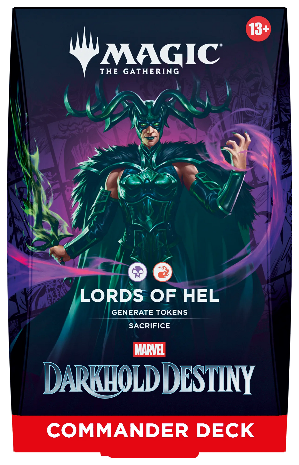 Magic: The Gathering - Marvel: Darkhold Destiny - Commander-Deck Lords of Hel | Englisch