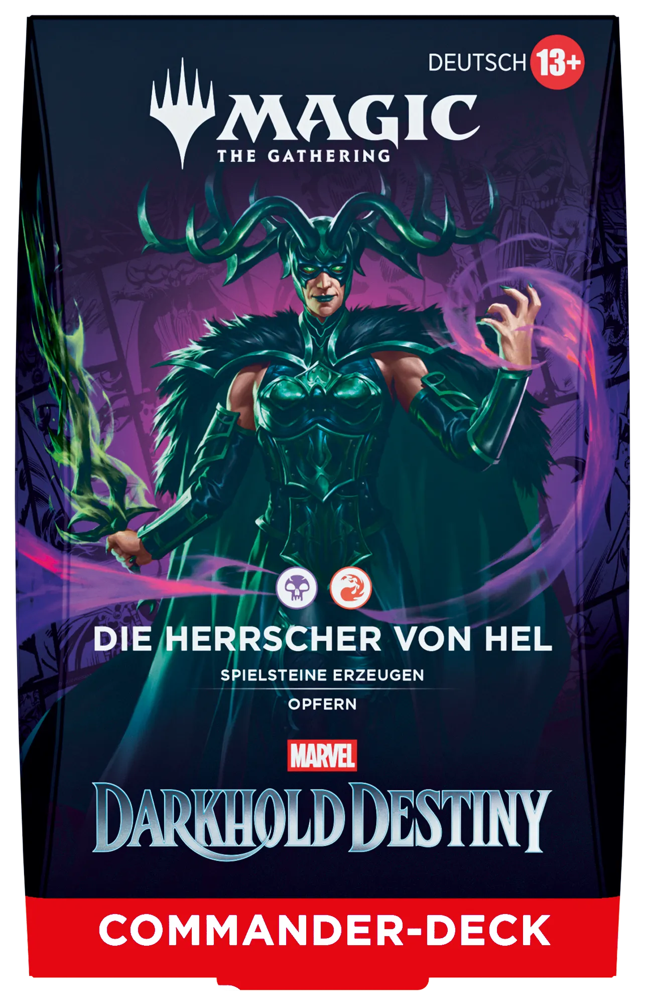 Magic: The Gathering - Marvel: Darkhold Destiny - Commander-Deck Die Herrscher von Hel | Deutsch