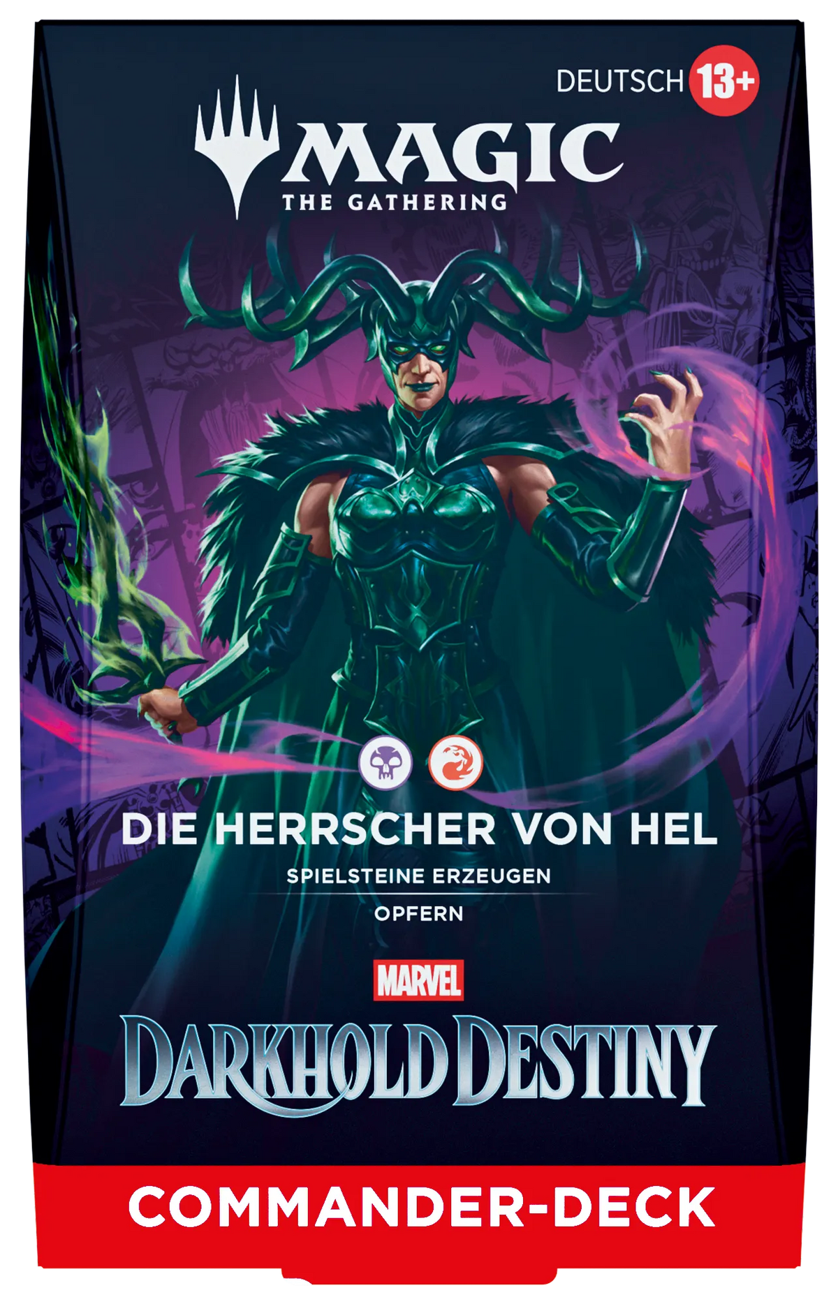 Magic: The Gathering - Marvel: Darkhold Destiny - Commander-Deck Die Herrscher von Hel | Deutsch