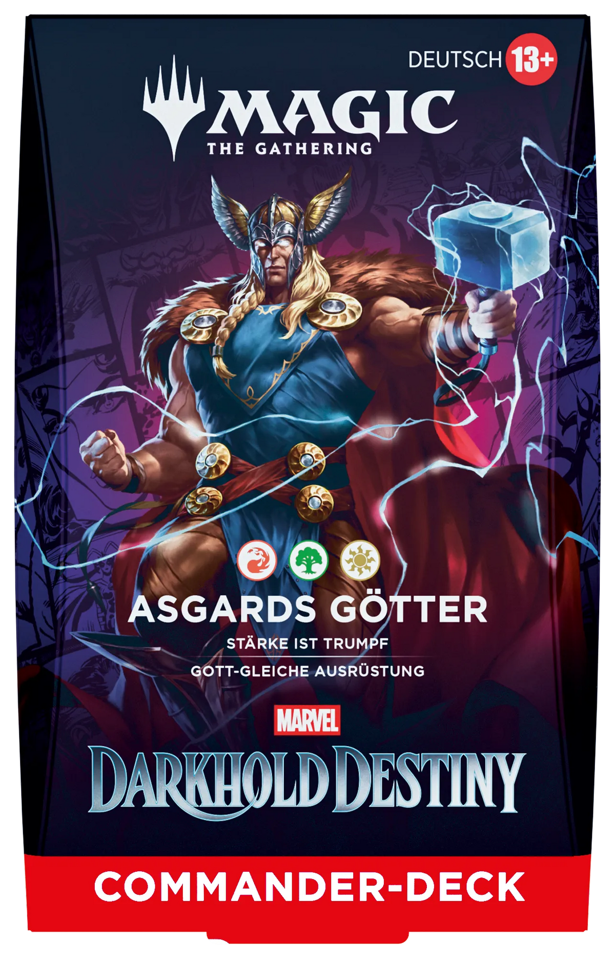 Magic: The Gathering - Marvel: Darkhold Destiny - Commander-Deck Asgards Götter | Deutsch